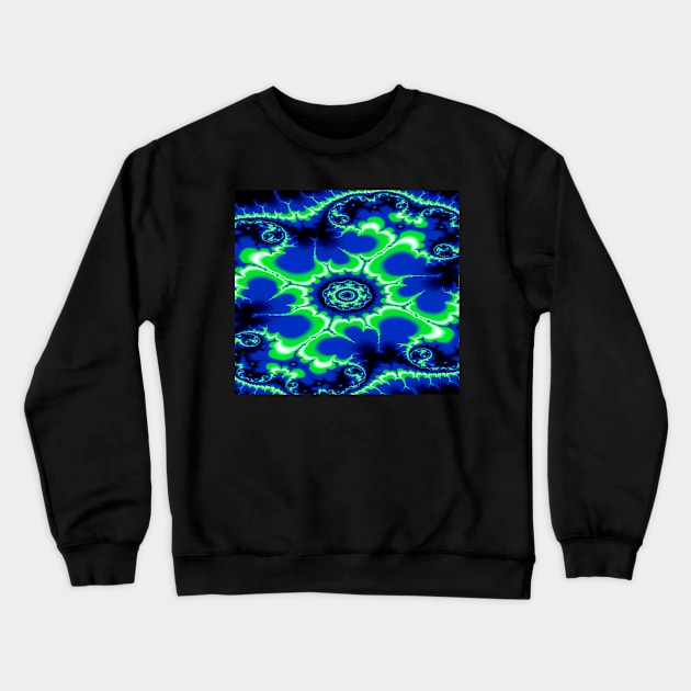 Electric Amoeba Crewneck Sweatshirt by The Psychedelic Ohm